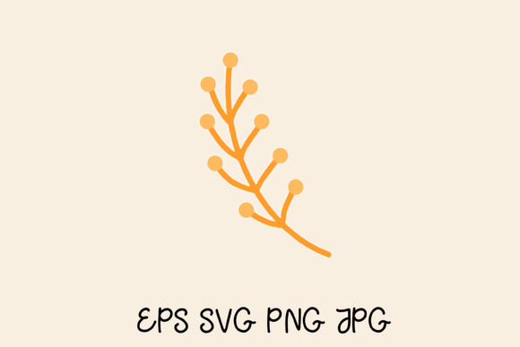Download Sprig with Yellow Berries - Yellow Collection