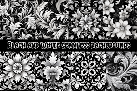 Download Black and White Seamless Backgrounds - Backgrounds Collection