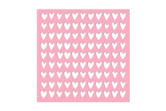 Download Cutout Large Hearts Square Background - Square background Collection