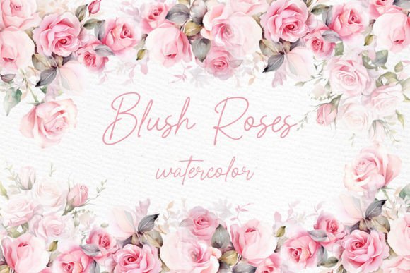 Download Watercolor Roses Clipart Blush Floral - Blush Collection