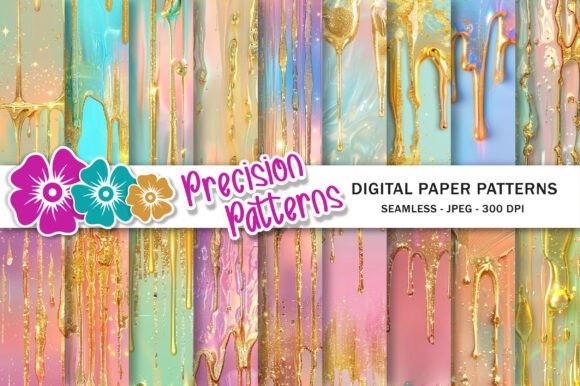 Download Dripping Gold and Pastel Backgrounds - Backgrounds Collection