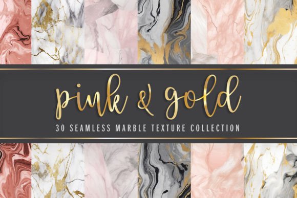Download Pink, Blush and Gold Marble Texture Set - Blush Collection