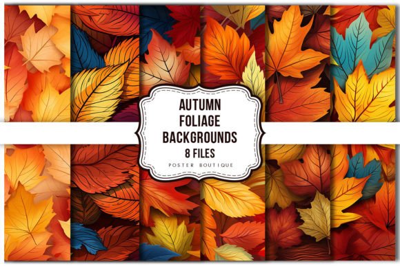 Download Autumn Foliage Backgrounds Pack - Backgrounds Collection