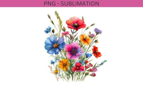 Download Spring Wildflower PNG: Digital Floral - Digital floral Collection