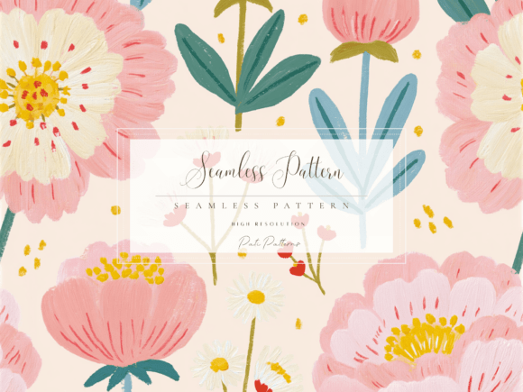 Download Blush Peony Floral Seamless Pattern - Blush Collection