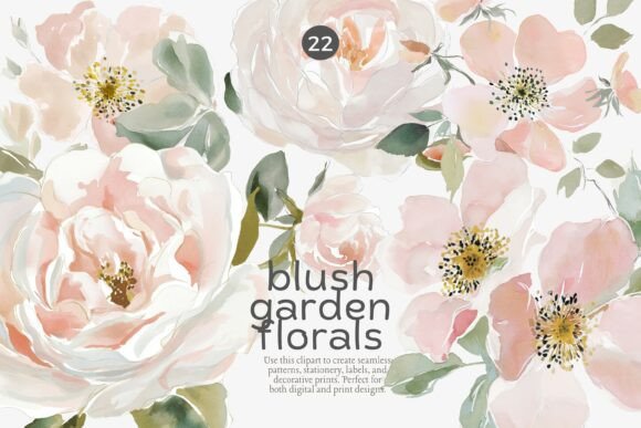Download Blush Floral Clipart Set - Blush Collection