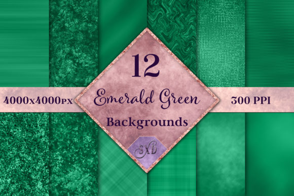 Download Emerald Green Backgrounds - 12 Image Set - Backgrounds Collection
